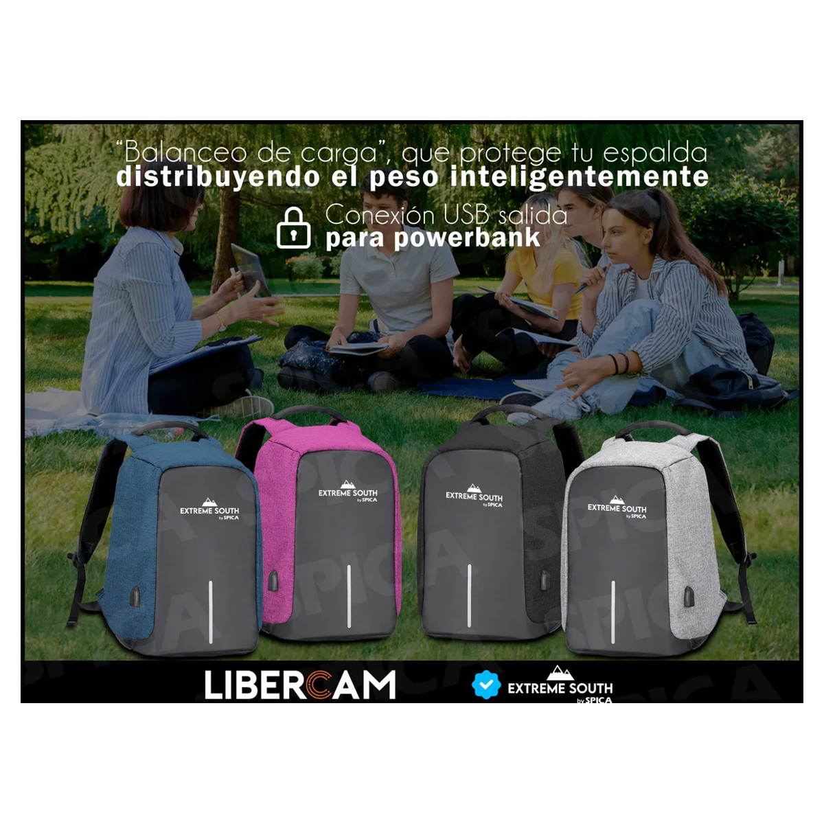 Variantes mostradas (violeta, negro y gris) disponibilidad según stock